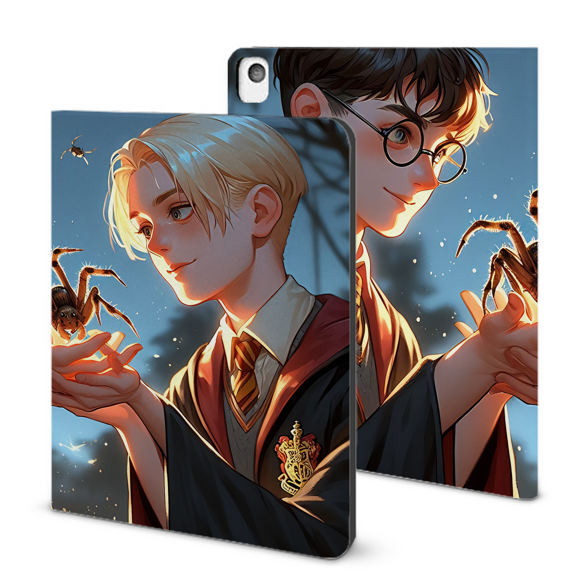 （画像用） Harry Potter ハリー・ポッターシリーズ IPadケース ペンホルダー付き ブックスタイルデザイン